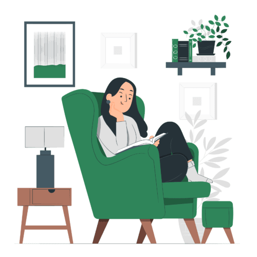 Woman reading - Kiveo